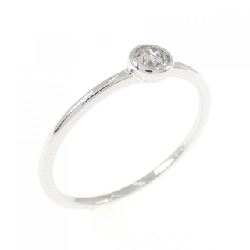 Nhẫn kim cương Solitaire K18WG 0.10CT - Hàng hiệu chính hãng