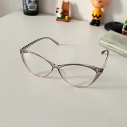 Kính mắt mèo màu xám trong ombre, mới, kính cận 559836