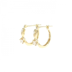 K18YG Bông tai kim cương 0.2CT - Hàng hiệu Chính hãng 875074