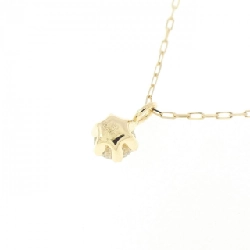 K18YG Solitaire Diamond Necklace 0.10CT - Hàng hiệu Authentic 863423