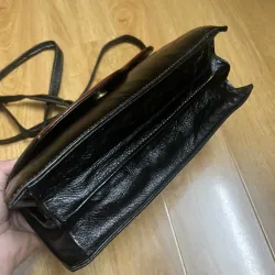 Túi nữ 25x18x7 da thật hoạ tiết 2hand 1002007