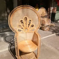 Ghế đuôi công mây tự nhiên decor trang trí 693271