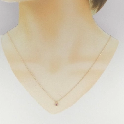 K18PG Vàng Hồng Sapphire Dây Chuyền - Hàng hiệu Chính Hãng 861622