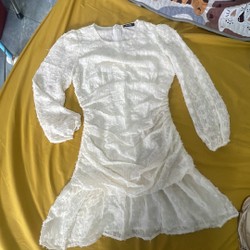 Đầm - Váy dự tiệc - Màu Trắng sz M