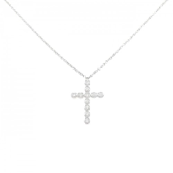 Dây chuyền mini chéo bezel Tiffany - Hàng hiệu Authentic