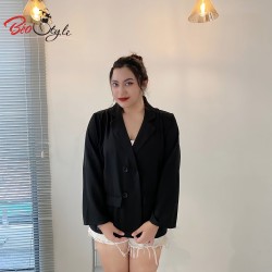 Áo Blazer tay dài - AKBS024 - Đen - L