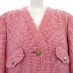 Áo khoác không cổ CHANEL P64572V41285 20A 630167