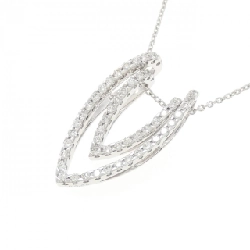 K18WG 2WAY Dây chuyền kim cương 0.68CT - Hàng hiệu Chính hãng 867828