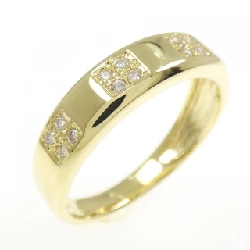 Nhẫn kim cương K18YG 0.10CT