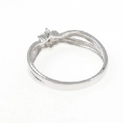 Nhẫn kim cương hoa K18WG 0.11CT - Hàng hiệu Authentic 850900