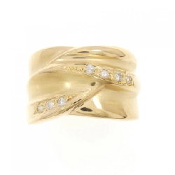 Nhẫn kim cương K18YG 0.10CT 671831