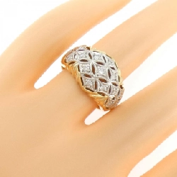 Nhẫn kim cương K18YG/PT900 0.37CT - Hàng hiệu Authentic 854269
