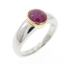 Nhẫn Star Ruby PT900/K18YG 1.41CT