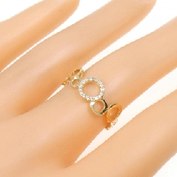 Nhẫn kim cương K18YG 670758