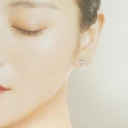 K14WG Bông tai chéo - Hàng hiệu Authentic 869024