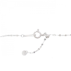 K18WG Dây chuyền kim cương hình trái tim 0.01CT - Hàng hiệu Chính hãng 867771