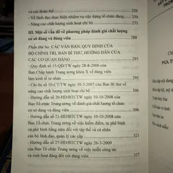 Tiêu chí đánh giá và phương thức thực hiện-Xây dựng tổ chức cơ sở Đảng trong sạch… 719647
