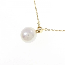 K18YG Ngọc trai Akoya Dây chuyền 8mm - Hàng hiệu Chính hãng 856856