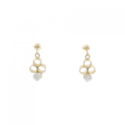 K18YG Bông tai Cubic - Hàng hiệu Chính hãng