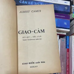 GIAO CẢM - ALBERT CAMUS (TRẦN THIỆN ĐẠO dịch) 992946