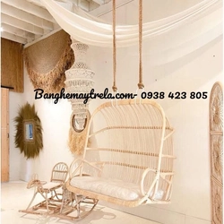 Xích đu đôi mây tre đan 530613