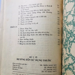 HƯỚNG DẪN SỬ DỤNG THUỐC  - 496 trang, nxb: 1987 335512