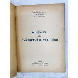 Nhiệm vụ của chánh thẩm toà hình - Lê Tài Triển & Trần Thúc Linh & Nguyễn Văn Lượng