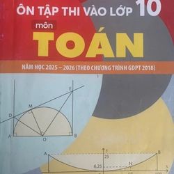 Sách Toán ôn thi vào lớp 10- theo chương trình GDPT2018