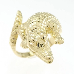 Nhẫn K18YG Cá Sấu