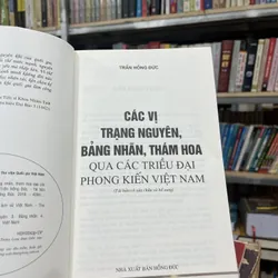 CÁC VỊ TRẠNG NGUYÊN BẢNG NHÃN THÁM HOA QUA CÁC TRIỀU ĐẠI PHONG KIẾN VIỆT NAM 594175
