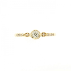 Nhẫn kim cương K18YG 0.132CT 669970