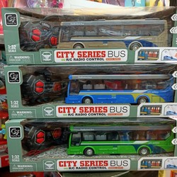 Xe Ô Tô Buýt Đồ Chơi Điều Khiển Từ Xa 9933-1 Dùng Pin Sạc Có Đèn Sáng City Series Bus