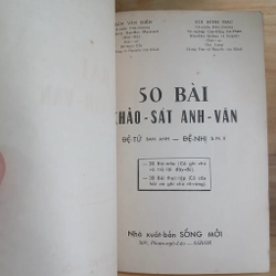 50 Bài Khảo Sát Anh Văn (Đệ Tứ Ban Anh - Đệ Nhị Sinh Ngữ II) - Sống Mới Xuất Bản 1960 509566