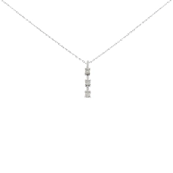 Dây chuyền kim cương PT900/PT850 0.10CT - Hàng hiệu Chính hãng