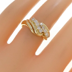 Nhẫn kim cương K18YG 0.33CT - Hàng hiệu Authentic 853906