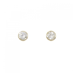 K18YG/ST Bông tai kim cương 0.327CT 0.366CT G I1 Tốt - Hàng hiệu Chính hãng