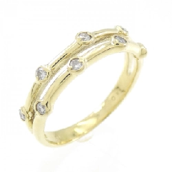 Nhẫn kim cương K18YG 0.10CT