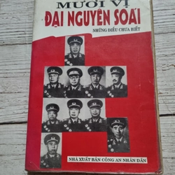 10 vị Đại Nguyên Soái những điều chưa biết | sách tham khảo