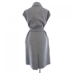 Áo vest dài da cừu Hermes HERMES Crude Cell với nút da 4H0101DA 633960