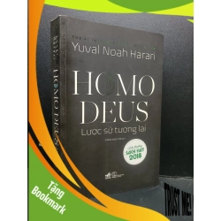 (TẶNG BOOKMARK) Homo Deus Lược sử tương lai mới 70% có chữ viết cuối trang, nhăn gáy, ố nhẹ, bung gáy nhẹ, có vệt nước 2020 RBK2105 Yuval Noah Harari SÁCH LỊCH SỬ - CHÍNH TRỊ - TRIẾT HỌC