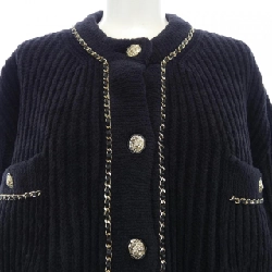 【Mã giảm giá】Áo khoác không cổ CHANEL 639847