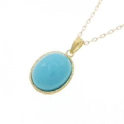 K18YG Mặt dây chuyền ngọc turquois 2.50CT - Hàng hiệu Chính hãng 865938