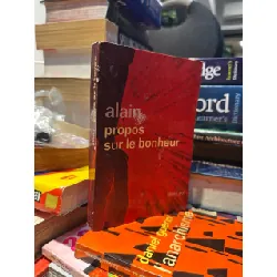 Propos sur le bonheur - Alain