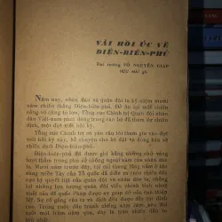 Vài hồi ức về Điện Biên Phủ tập 1 970121