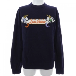 Louis Vuitton LOUIS VUITTON Áo len cashmere họa tiết jacquard NIGO HMN02WDLB - Hàng hiệu Chính hãng