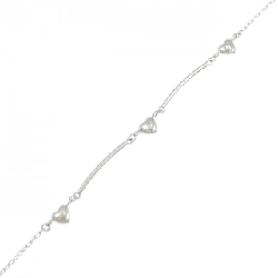 K18WG Dây chuyền hình trái tim - Hàng hiệu Chính hãng