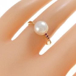 Nhẫn ngọc trai Akoya K18YG 7.6mm - Hàng hiệu Authentic 853668