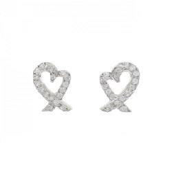 Bông tai Tiffany Loving Heart - Hàng hiệu Chính hãng