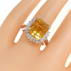 Nhẫn Citrine PT900 7.61CT 669818