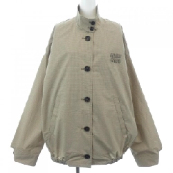 Áo khoác MIU MIU TECHNICAL CHECK ML1046 SOOO 16M0 - Hàng hiệu Chính hãng